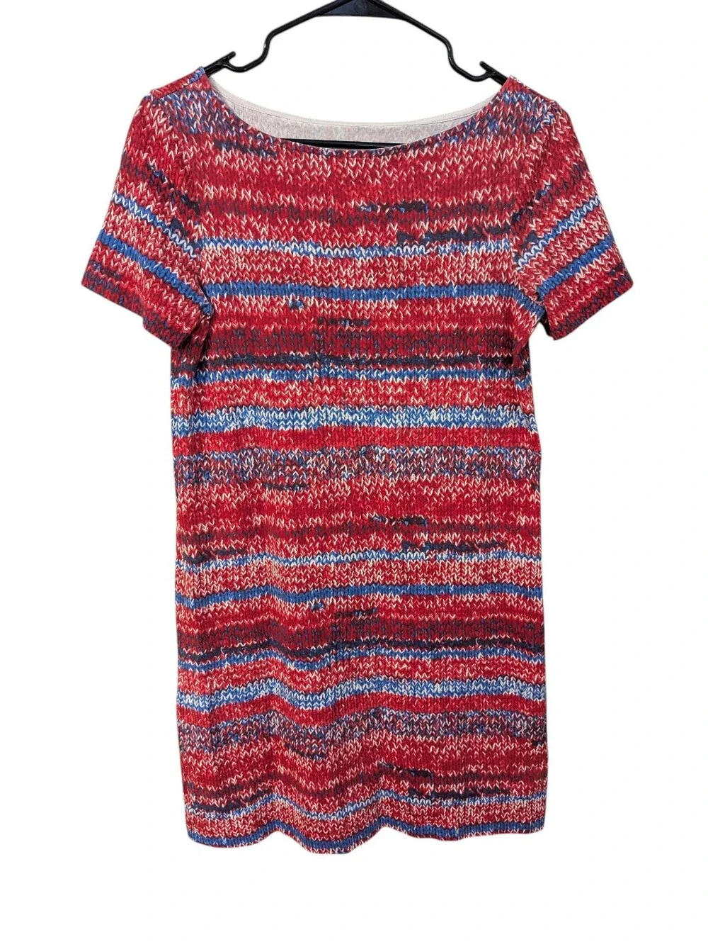 Tory Burch Red, White & Blue Print, Size Xs